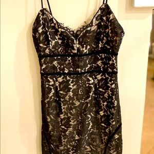 Superdown Black Pattern Dress Size S